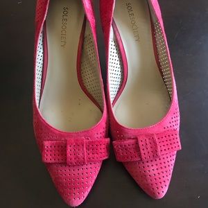 Sole society bowtie heels
